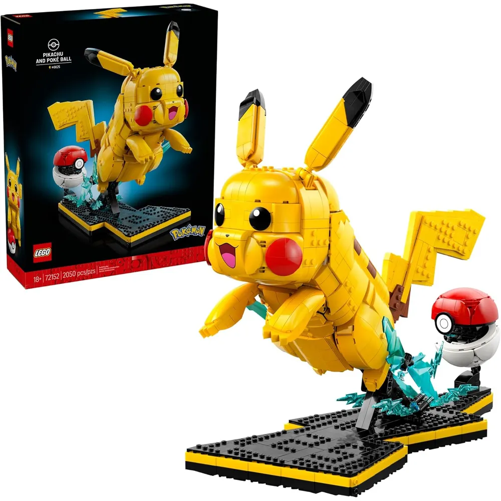 LEGO POKÉMON PIKACHU Y POKÉ BALL 378 PIEZAS