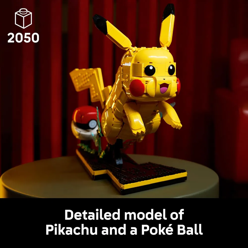 LEGO POKÉMON PIKACHU Y POKÉ BALL 378 PIEZAS