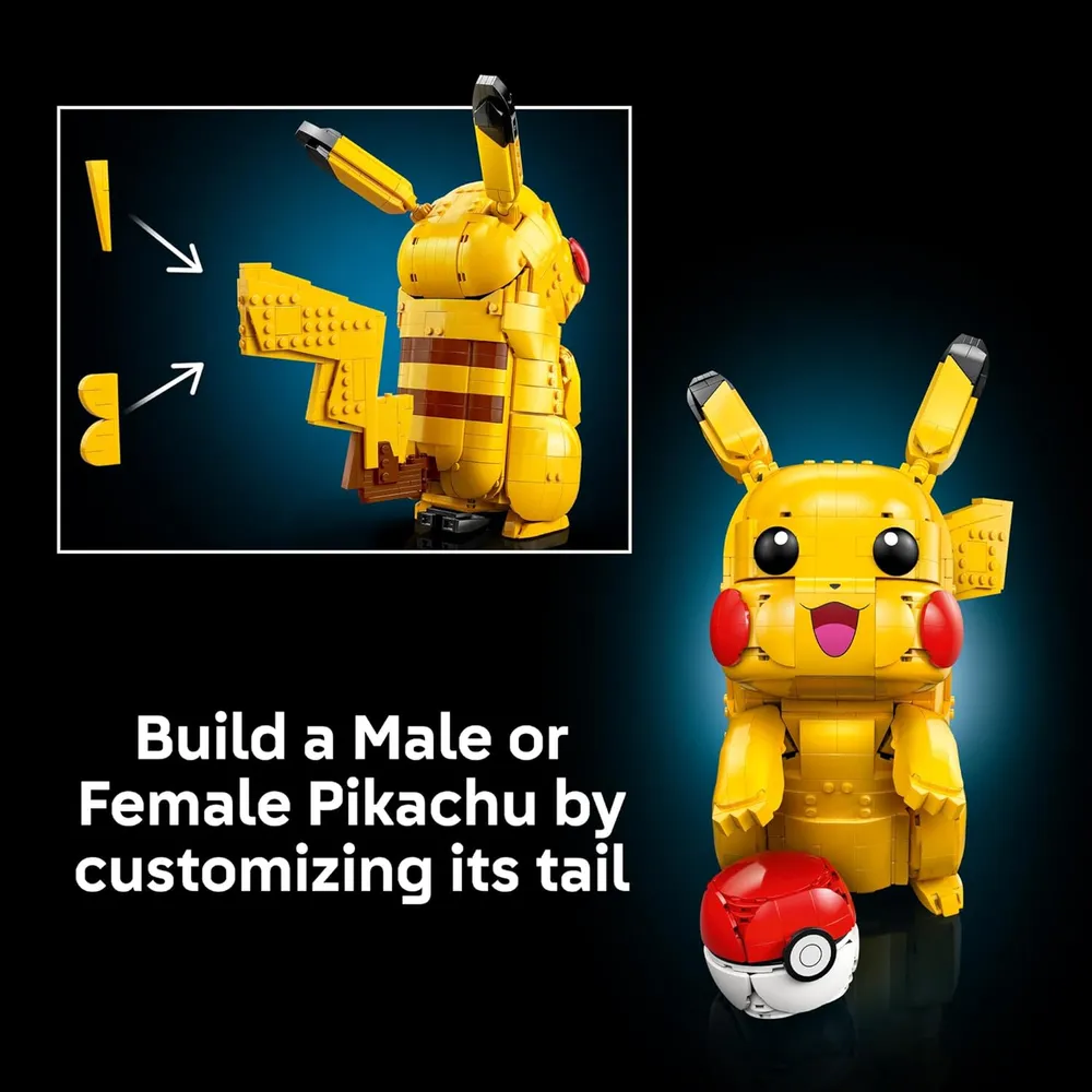 LEGO POKÉMON PIKACHU Y POKÉ BALL 378 PIEZAS
