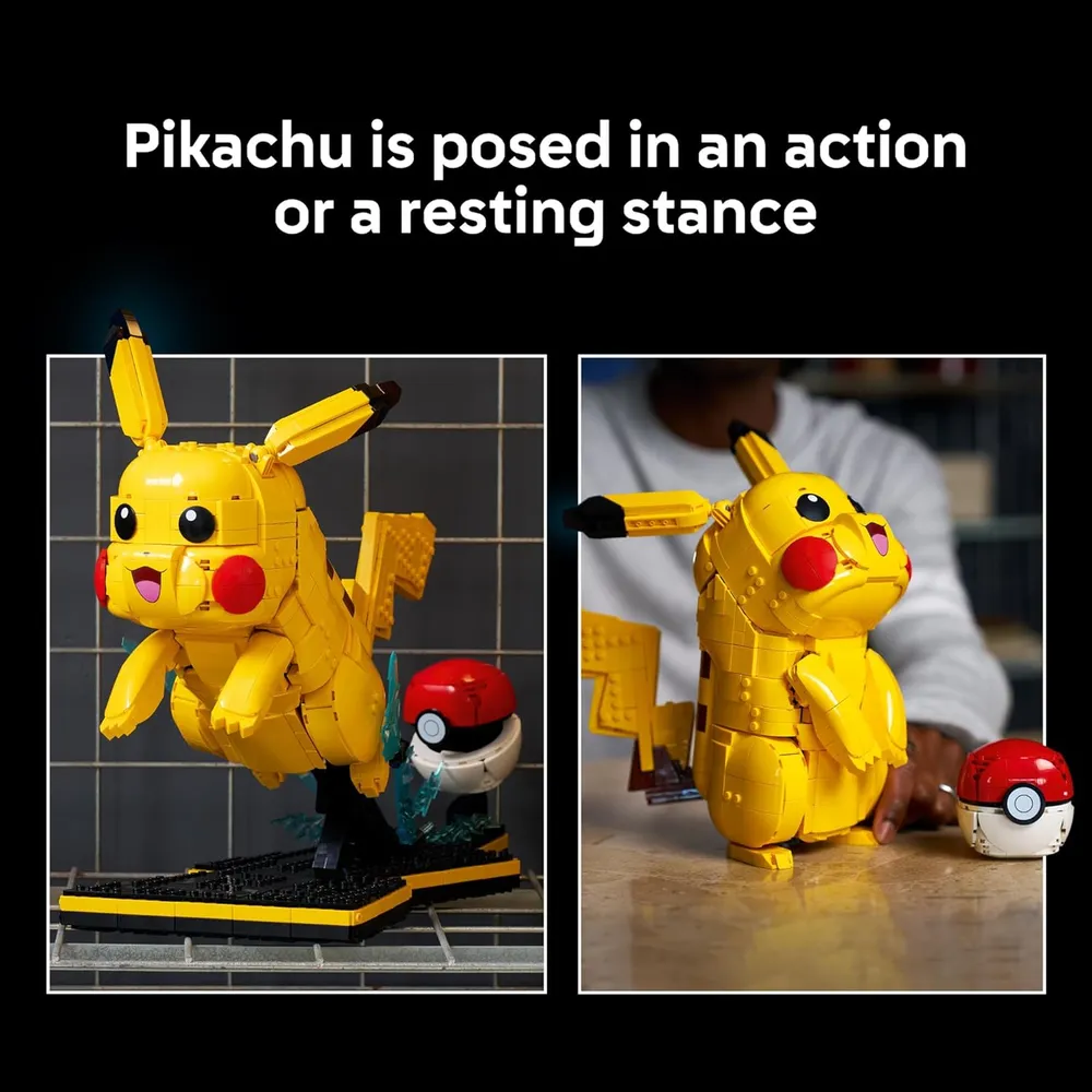 LEGO POKÉMON PIKACHU Y POKÉ BALL 378 PIEZAS