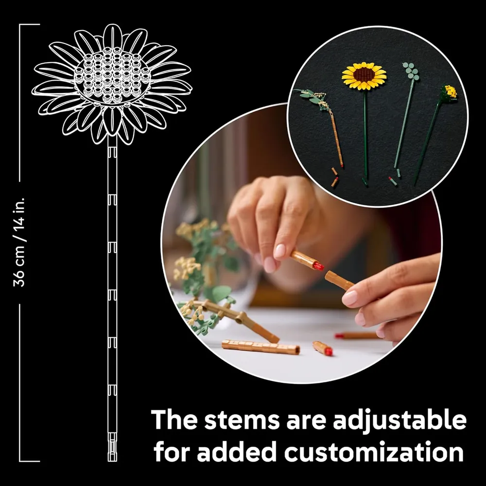 LEGO BOTANICALS RAMO DE GIRASOLES 11502