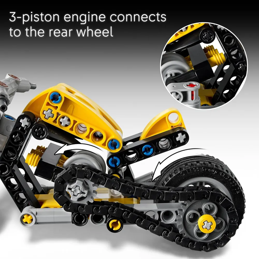 LEGO TECHNIC MOTO AMARILLA 42225