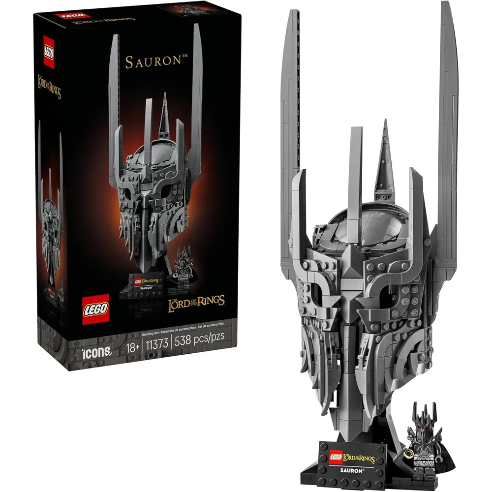 LEGO ICONS EL SEÑOR DE LOS ANILLOS CASCO DE SAURON 11373