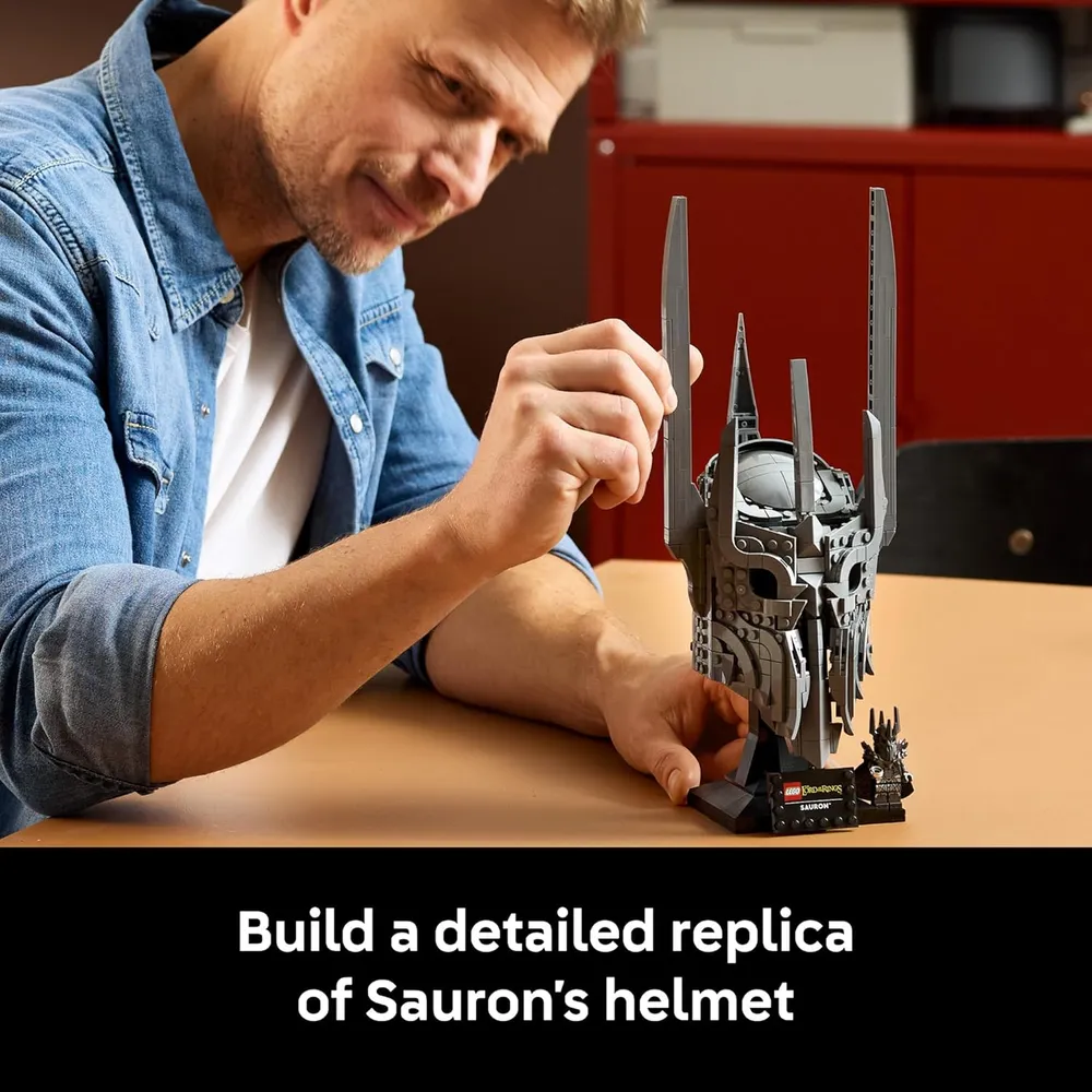 LEGO ICONS EL SEÑOR DE LOS ANILLOS CASCO DE SAURON 11373