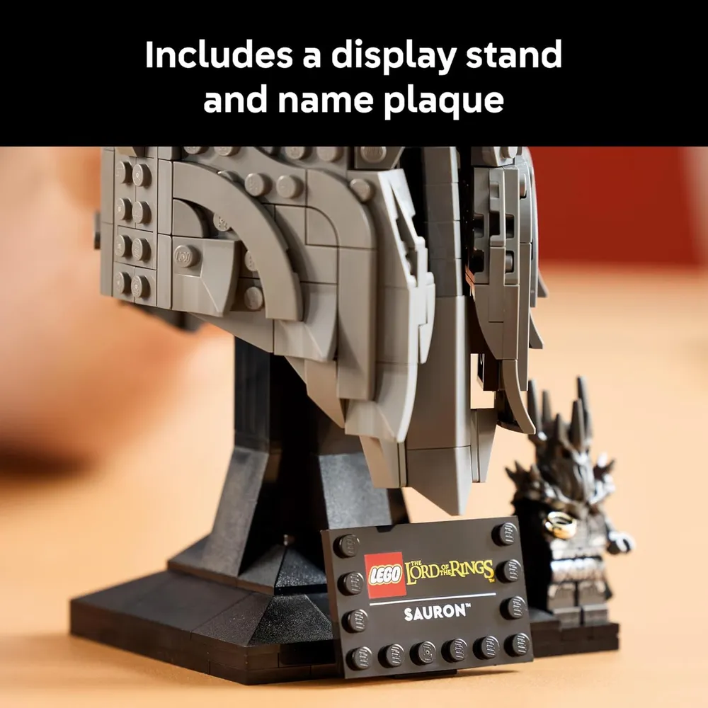 LEGO ICONS EL SEÑOR DE LOS ANILLOS CASCO DE SAURON 11373