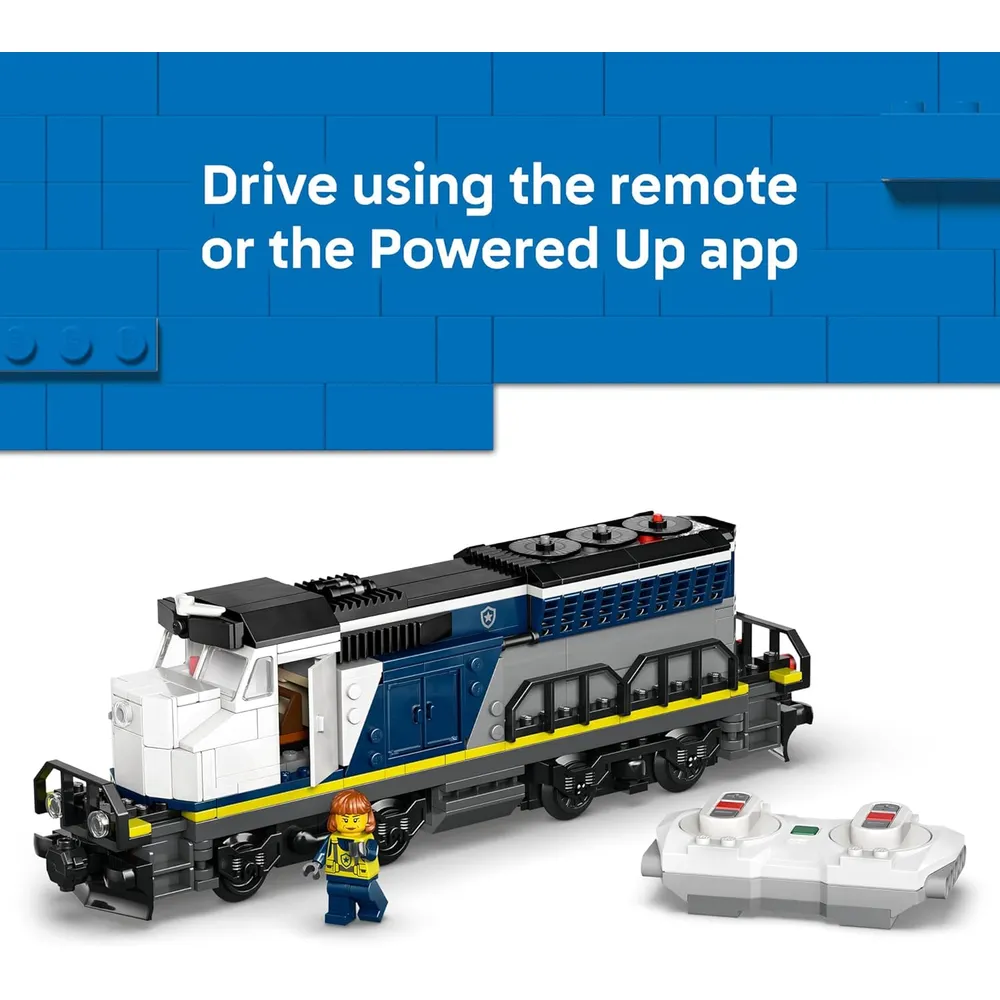 LEGO CITY TREN DE POLICÍA 678 PIEZAS