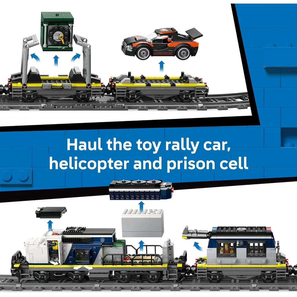 LEGO CITY TREN DE POLICÍA 678 PIEZAS