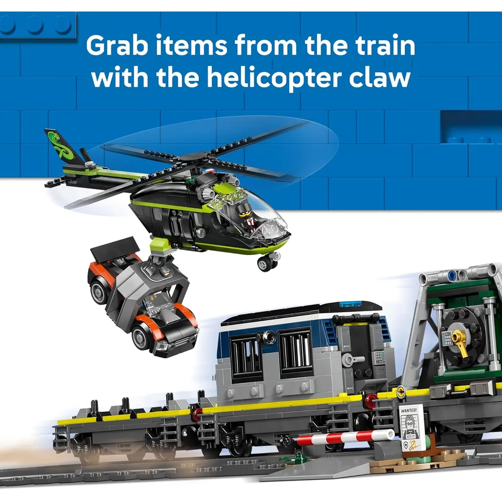 LEGO CITY TREN DE POLICÍA 678 PIEZAS