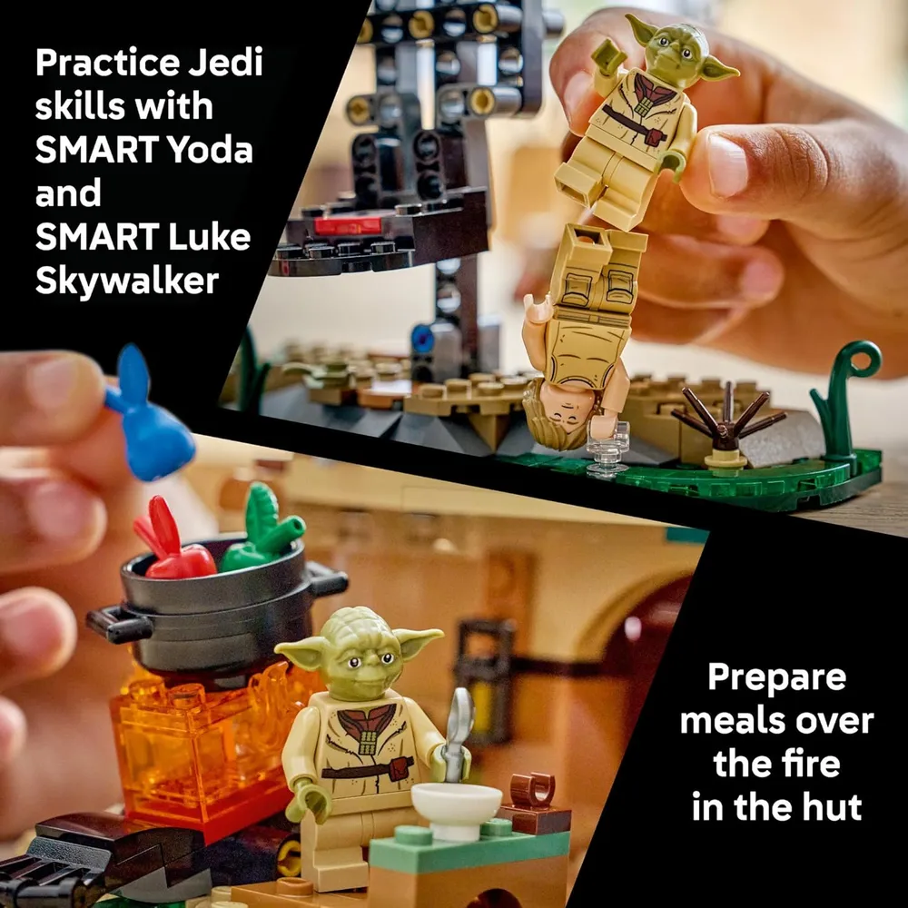 LEGO STAR WARS SMART PLAY CABAÑA DE YODA Y ENTRENAMIENTO JEDI 75422