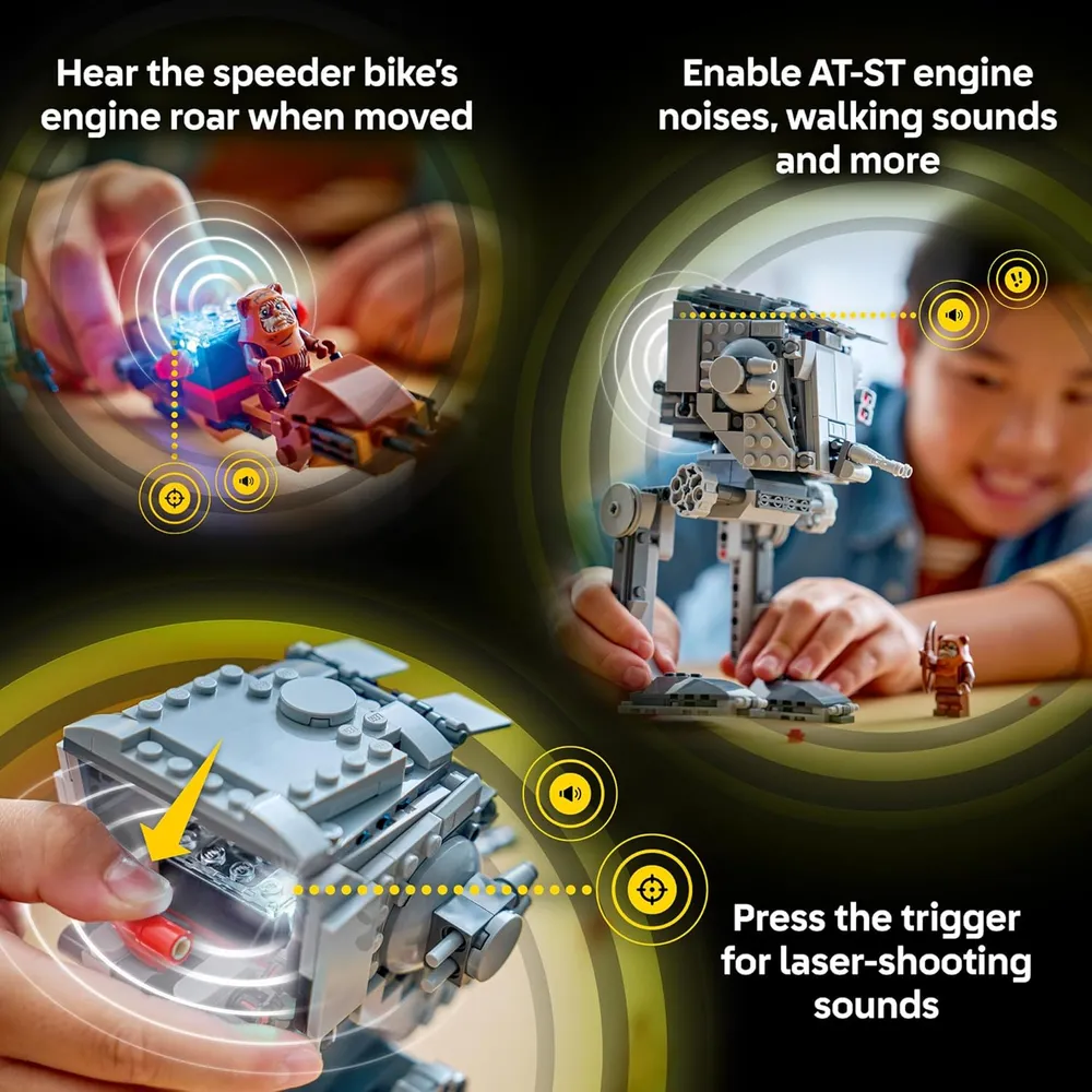 LEGO STAR WARS SMART PLAY AT-ST ATAQUE A ENDOR 75424