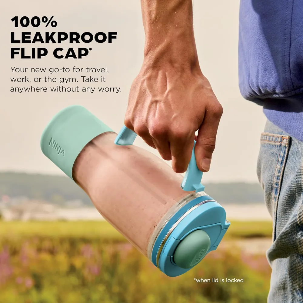 NINJA BLENDBOSS DB301BLBRN, LICUADORA VASO PERSONAL 780 ML | FRAMBUESA AZUL