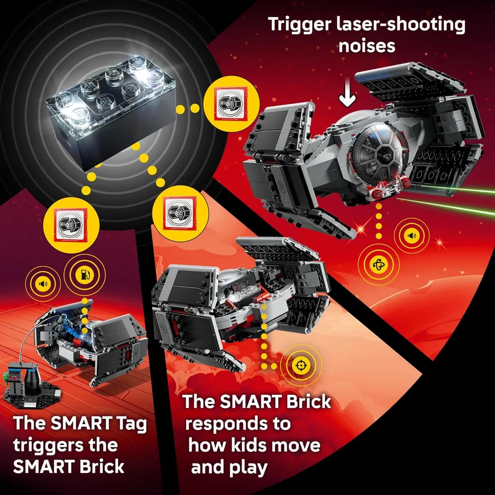 LEGO STAR WARS SMART PLAY CAZA TIE DE DARTH VADER 75421