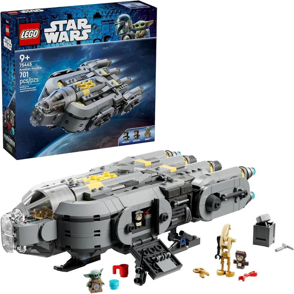 LEGO STAR WARS MANDALORIANO Y GROGU ANZELLAN 75445