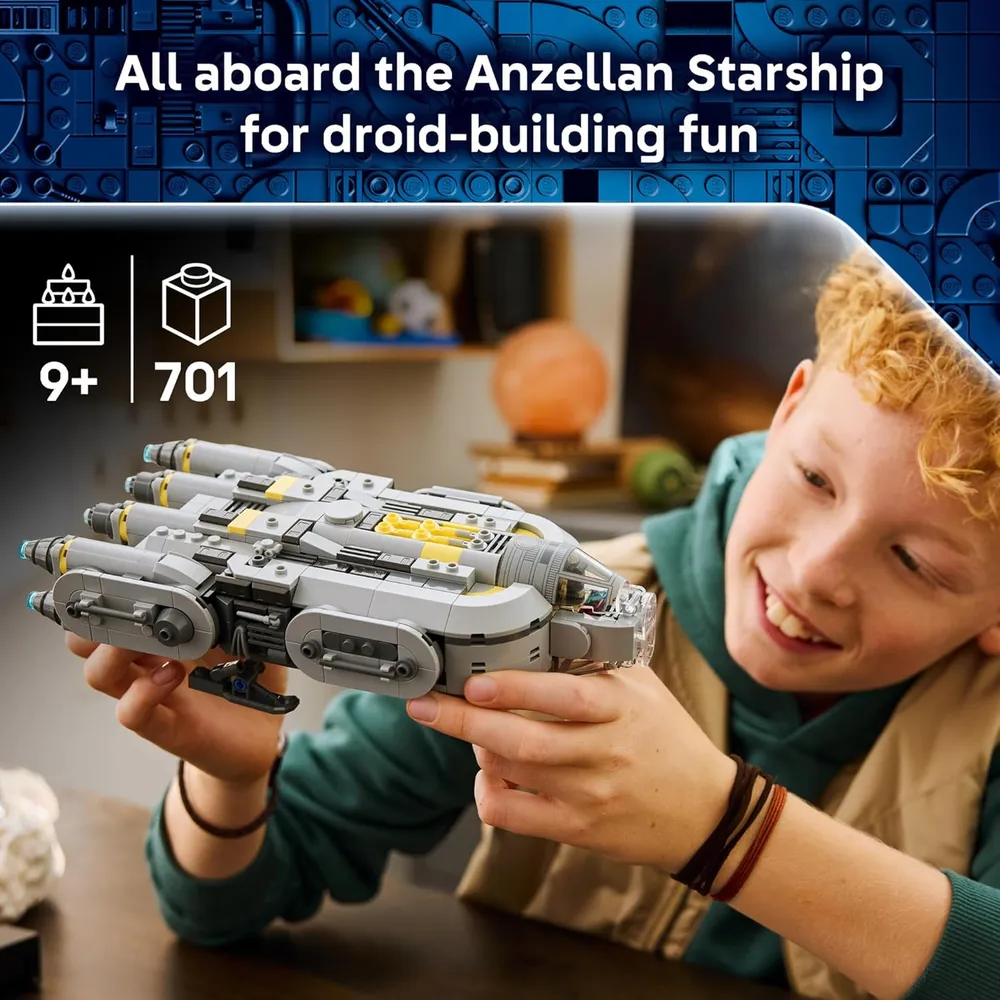 LEGO STAR WARS MANDALORIANO Y GROGU ANZELLAN 75445
