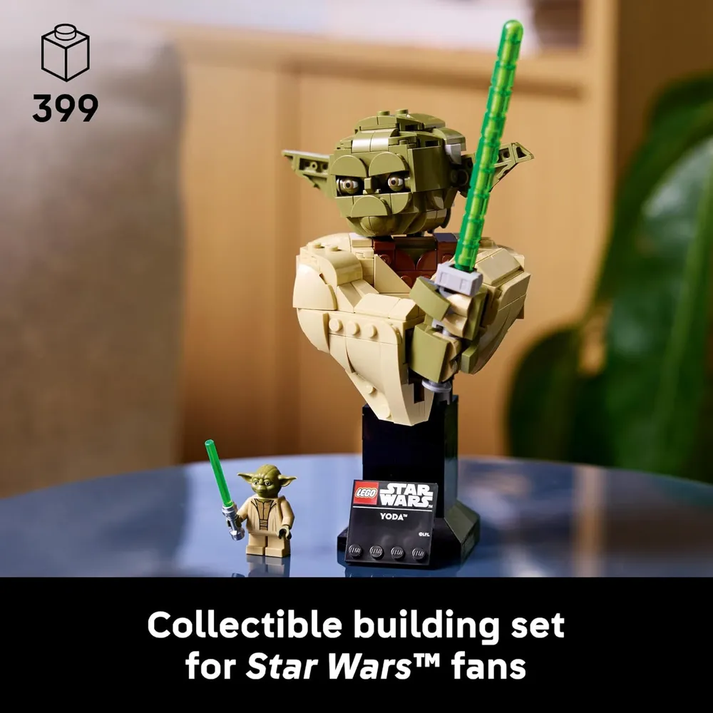 LEGO STAR WARS : BUSTO DE YODA CON SABLE DE LUZ 75438