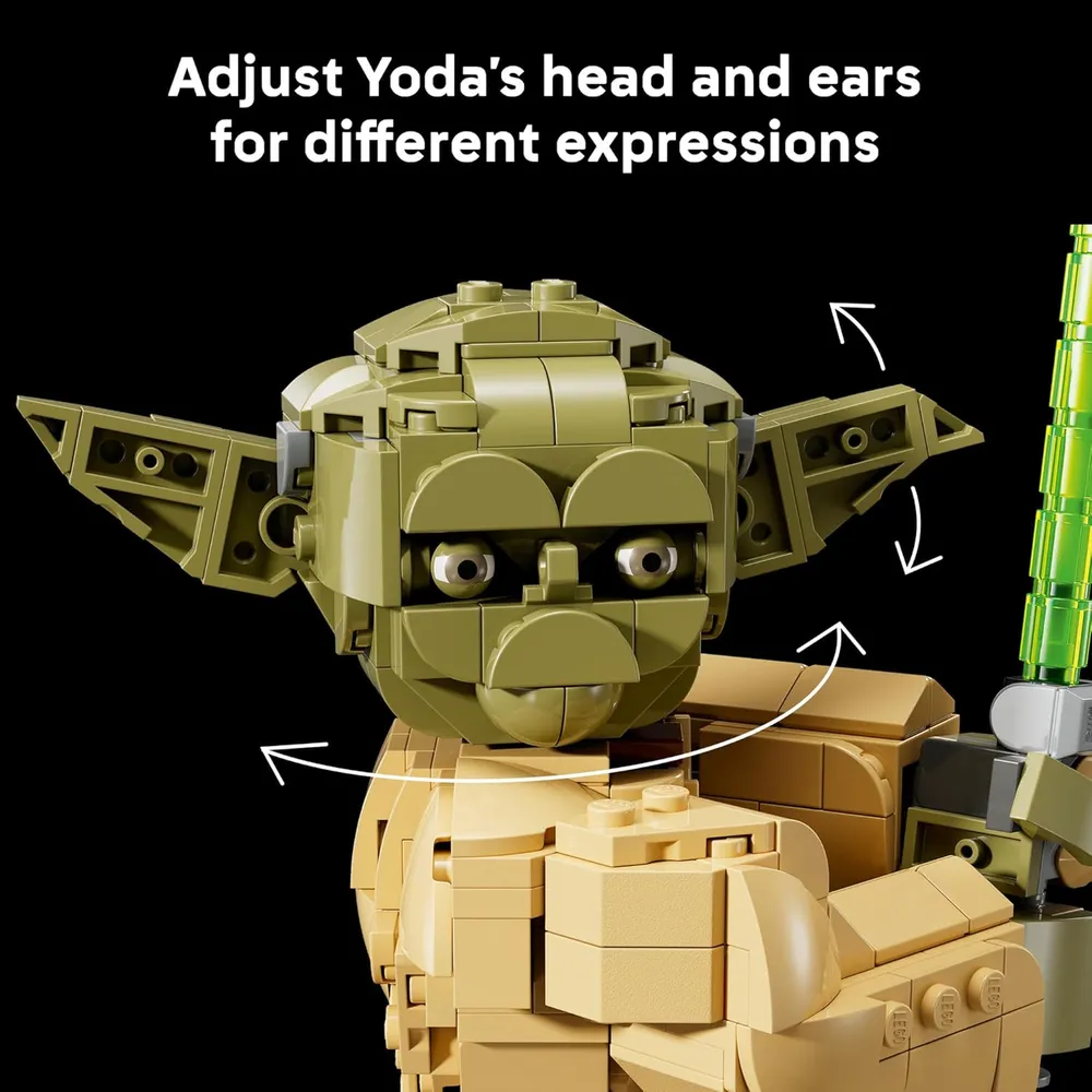 LEGO STAR WARS : BUSTO DE YODA CON SABLE DE LUZ 75438