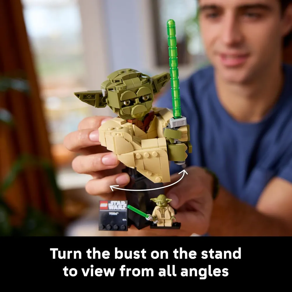LEGO STAR WARS : BUSTO DE YODA CON SABLE DE LUZ 75438