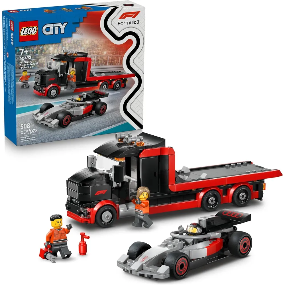 LEGO CITY F1 CAMIÓN DE EXHIBICIÓN CON AUDI F1 60493