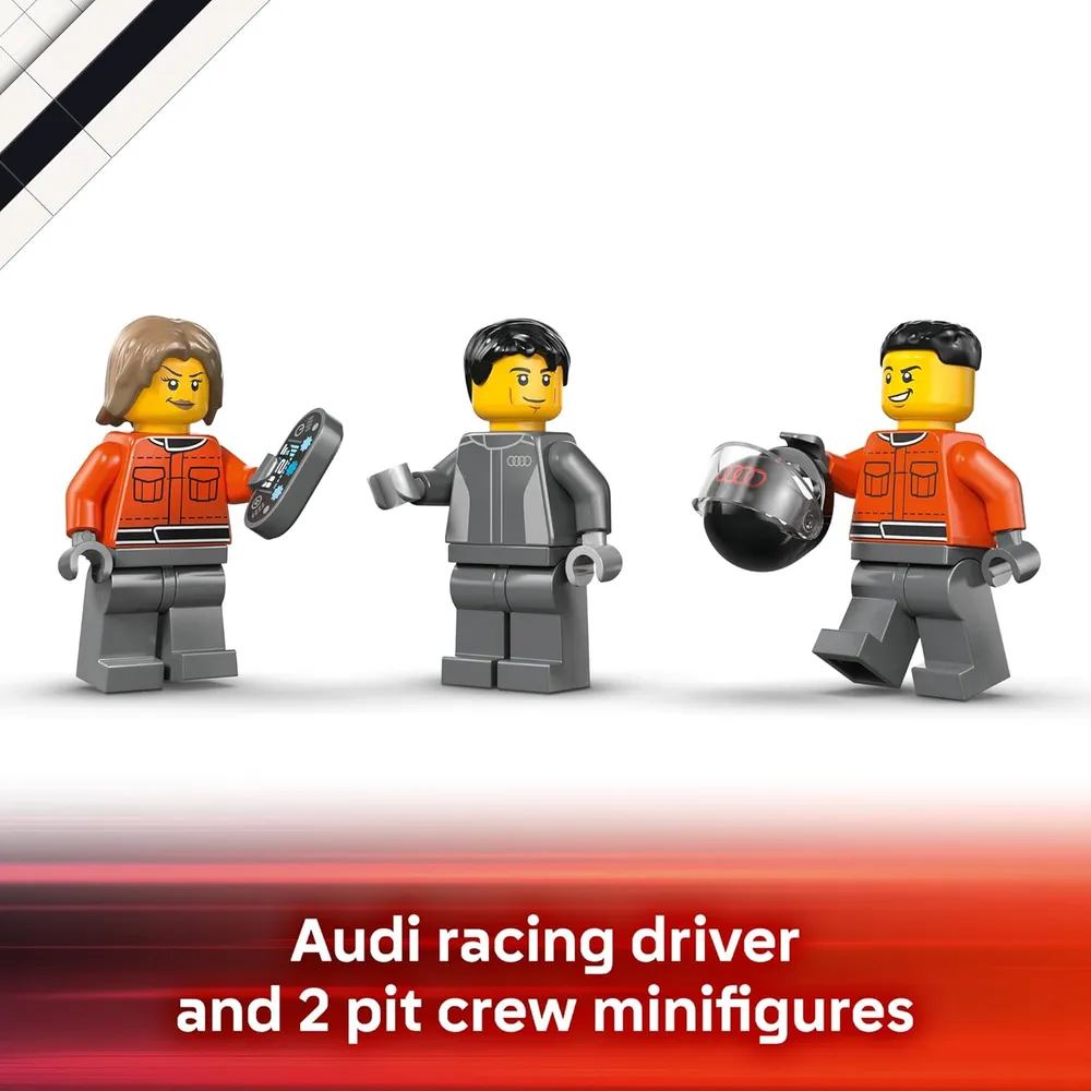 LEGO CITY F1 CAMIÓN DE EXHIBICIÓN CON AUDI F1 60493