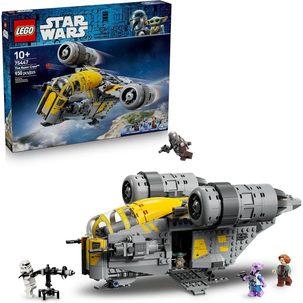 LEGO STAR WARS EL MANDALORIANO Y GROGU ESCUDO DE LA NAVAJA 75447