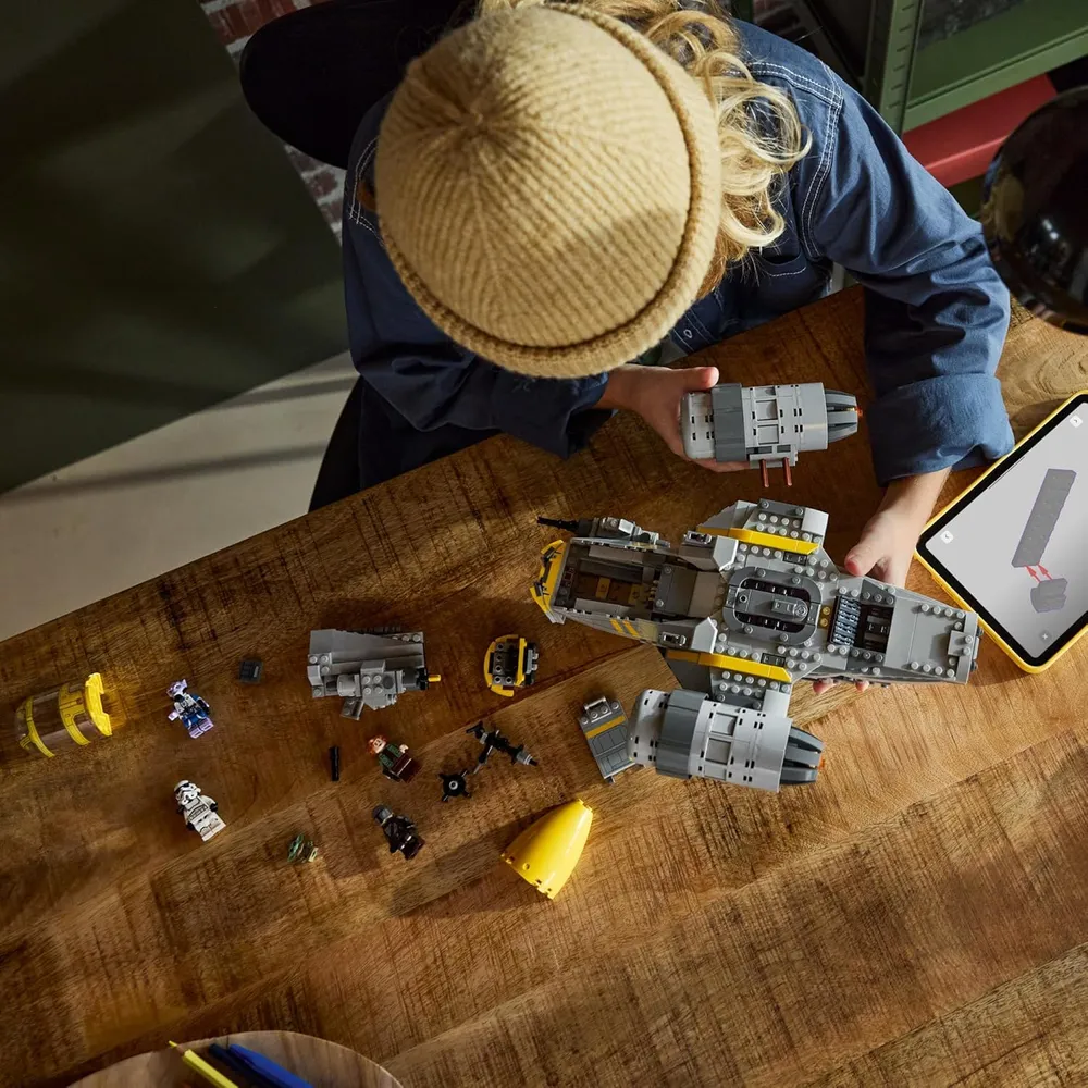 LEGO STAR WARS EL MANDALORIANO Y GROGU ESCUDO DE LA NAVAJA 75447