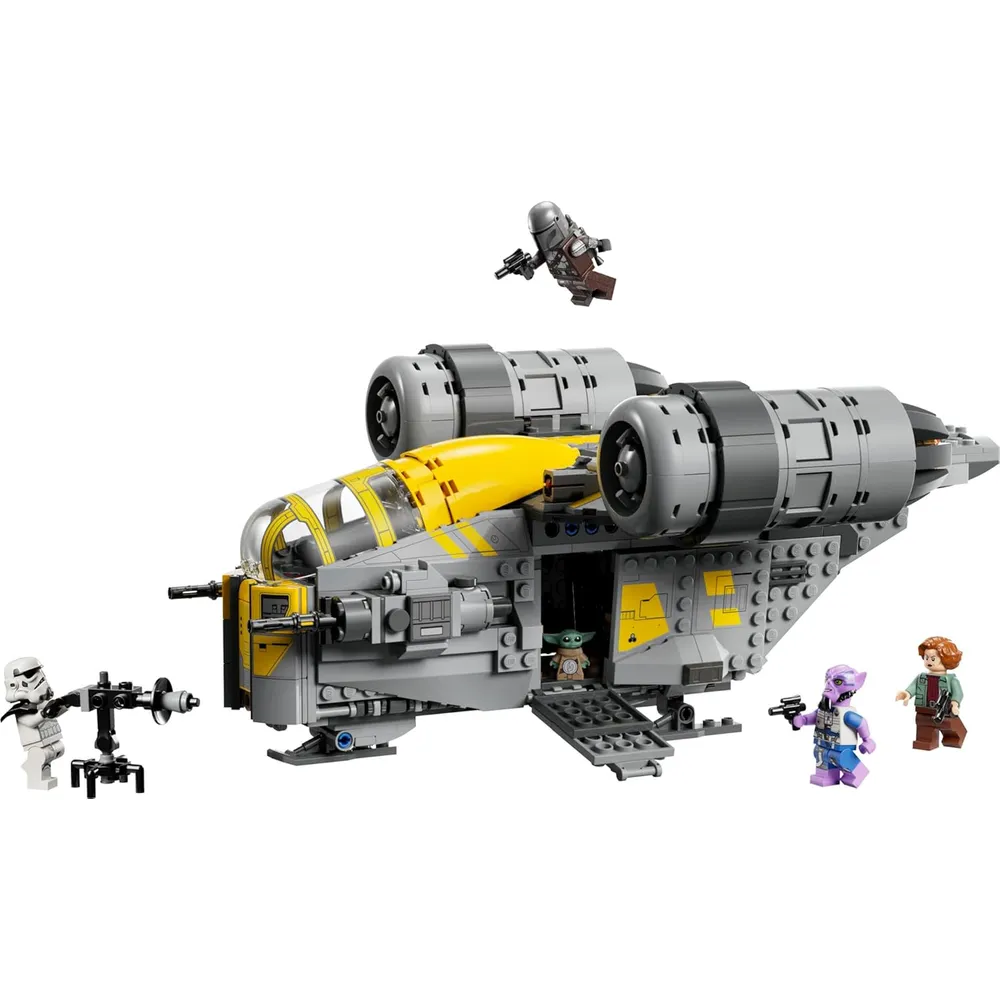 LEGO STAR WARS EL MANDALORIANO Y GROGU ESCUDO DE LA NAVAJA 75447