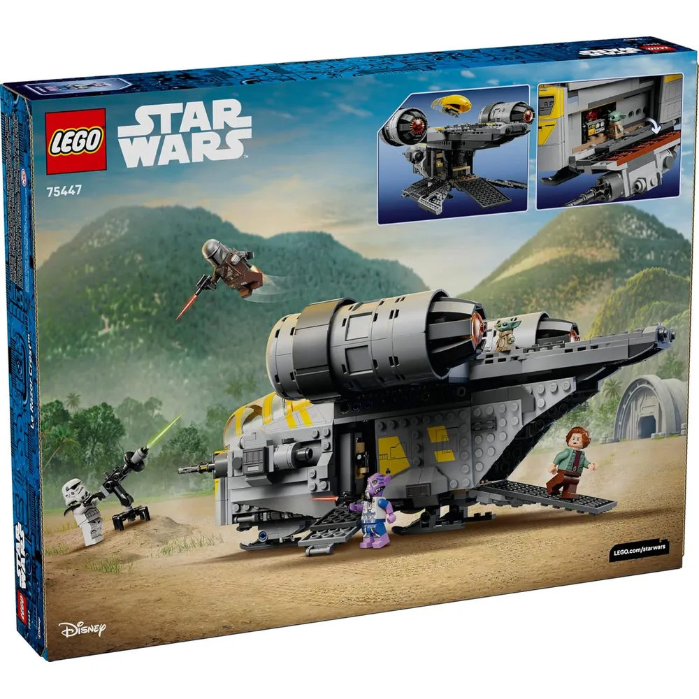 LEGO STAR WARS EL MANDALORIANO Y GROGU ESCUDO DE LA NAVAJA 75447
