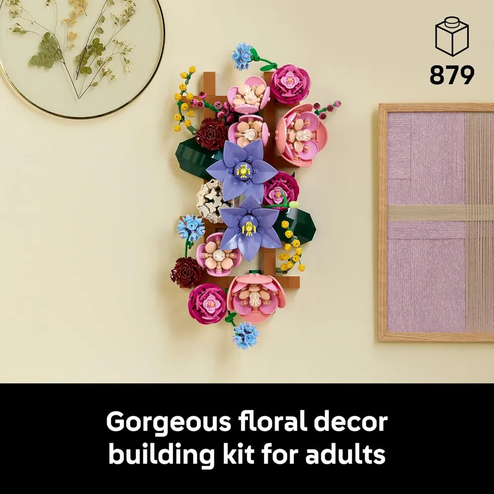 LEGO DECORACIÓN FLORAL BOTÁNICA 1161 PIEZAS