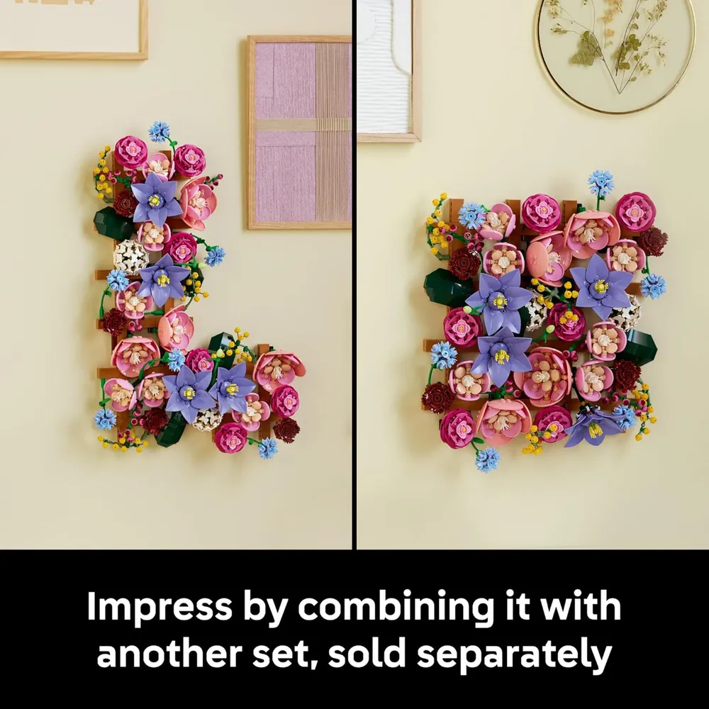 LEGO DECORACIÓN FLORAL BOTÁNICA 1161 PIEZAS
