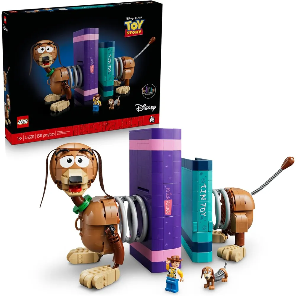 LEGO DISNEY PIXAR TOY STORY SLINKY DOG BOOKENDS 813 PIEZAS