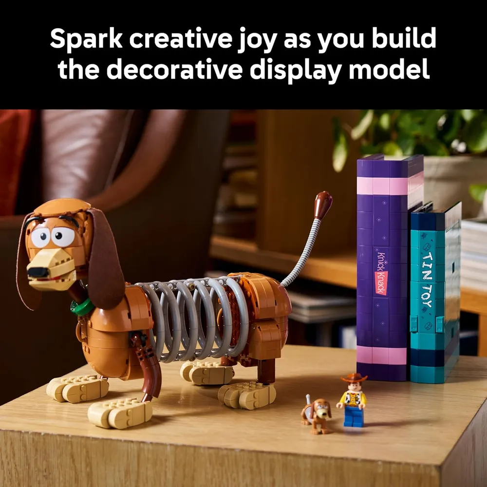 LEGO DISNEY PIXAR TOY STORY SLINKY DOG BOOKENDS 813 PIEZAS
