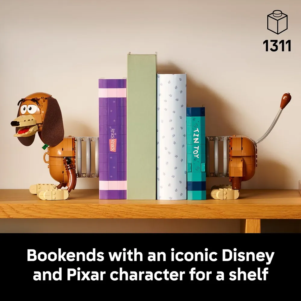 LEGO DISNEY PIXAR TOY STORY SLINKY DOG BOOKENDS 813 PIEZAS