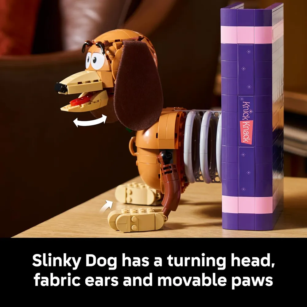 LEGO DISNEY PIXAR TOY STORY SLINKY DOG BOOKENDS 813 PIEZAS