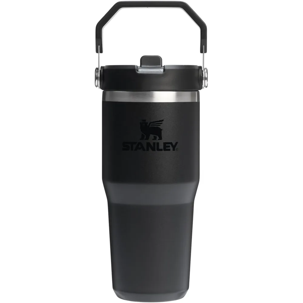 STANLEY ICEFLOW 2.0 FLIP STRAW TOMATODO CON ASA 14 OZ / 414 ML | BLACK 2.0