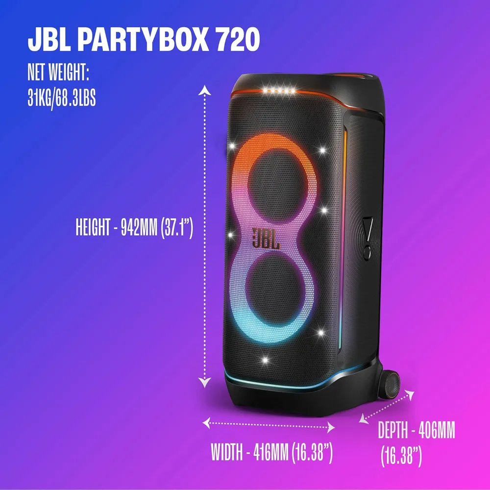 JBL PartyBox 720 Altavoz Portátil