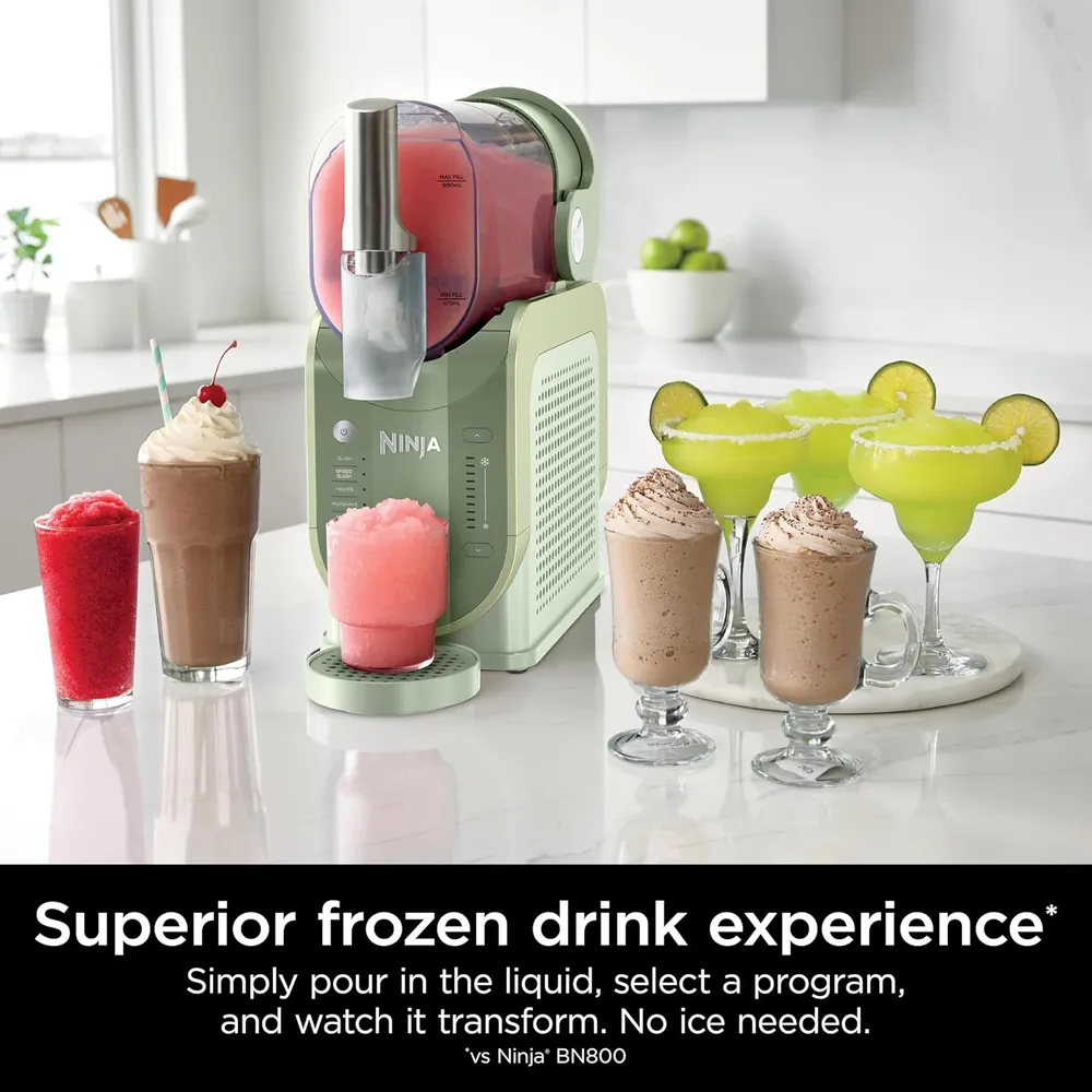 NINJA SLUSHI FS301TG, MÁQUINA BEBIDAS HELADAS 88 OZ / 2,6 L | MARGARITA