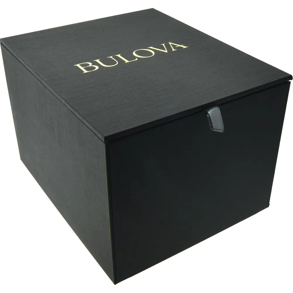 Bulova reloj clásico de cuarzo de mujer 3 agujas diamantes acero inoxidable | Plata/Oro Rosa