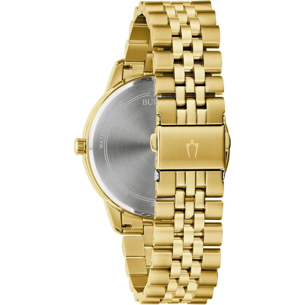 b0fnnr6w7h_2_webp.webp Bulova reloj clásico hombre cuarzo 3 agujas diamantes fecha brazalete acero | Oro/Verde