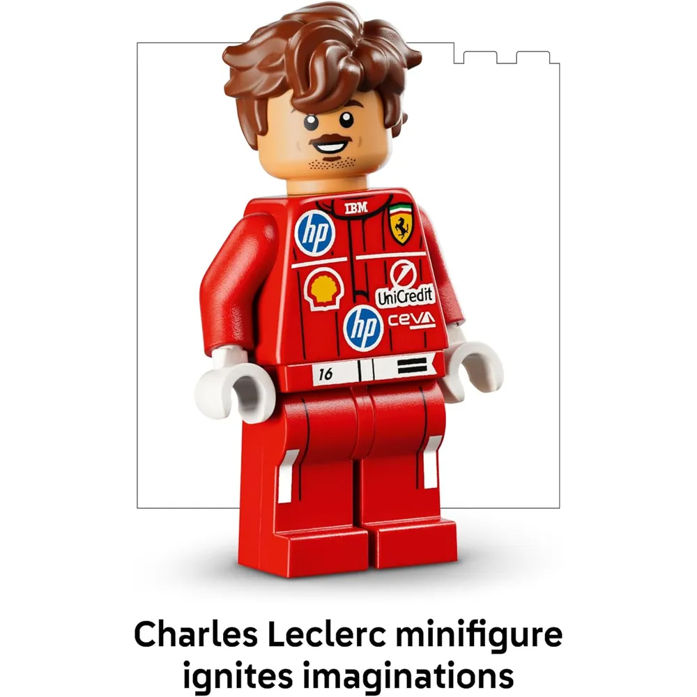 LEGO SCUDERIA FERRARI CHARLES LECLERC HELMET 694 PIEZAS