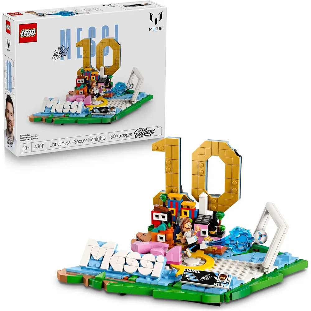 LEGO LIONEL MESSI MOMENTOS DESTACADOS 315 PIEZAS