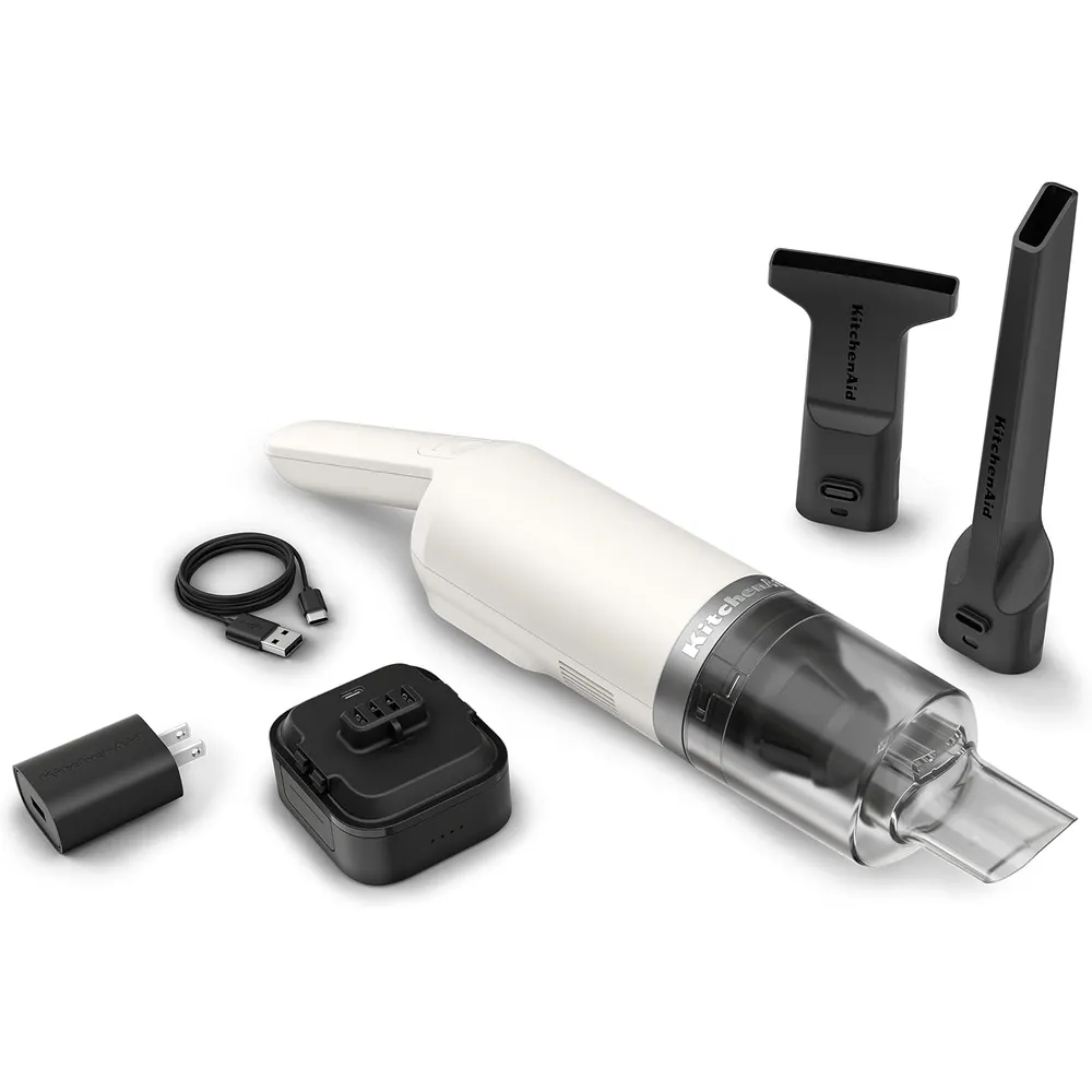 KITCHENAID, ASPIRADORA DE COCINA INALÁMBRICA GO (BATERÍA INCLUIDA) | BLANCO