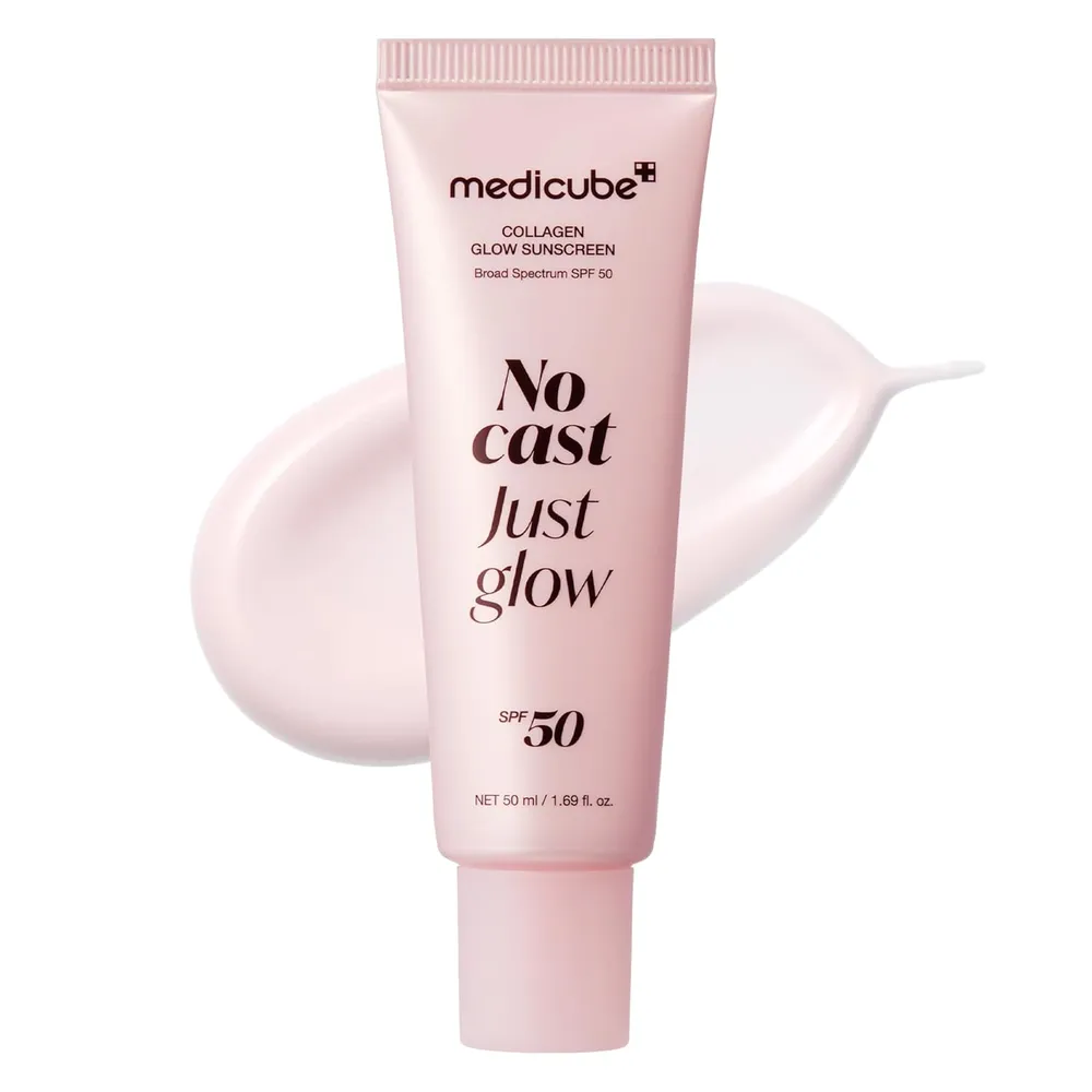 Protector solar facial con colágeno Just Glow Medicube | 1.7 oz / 50 ml