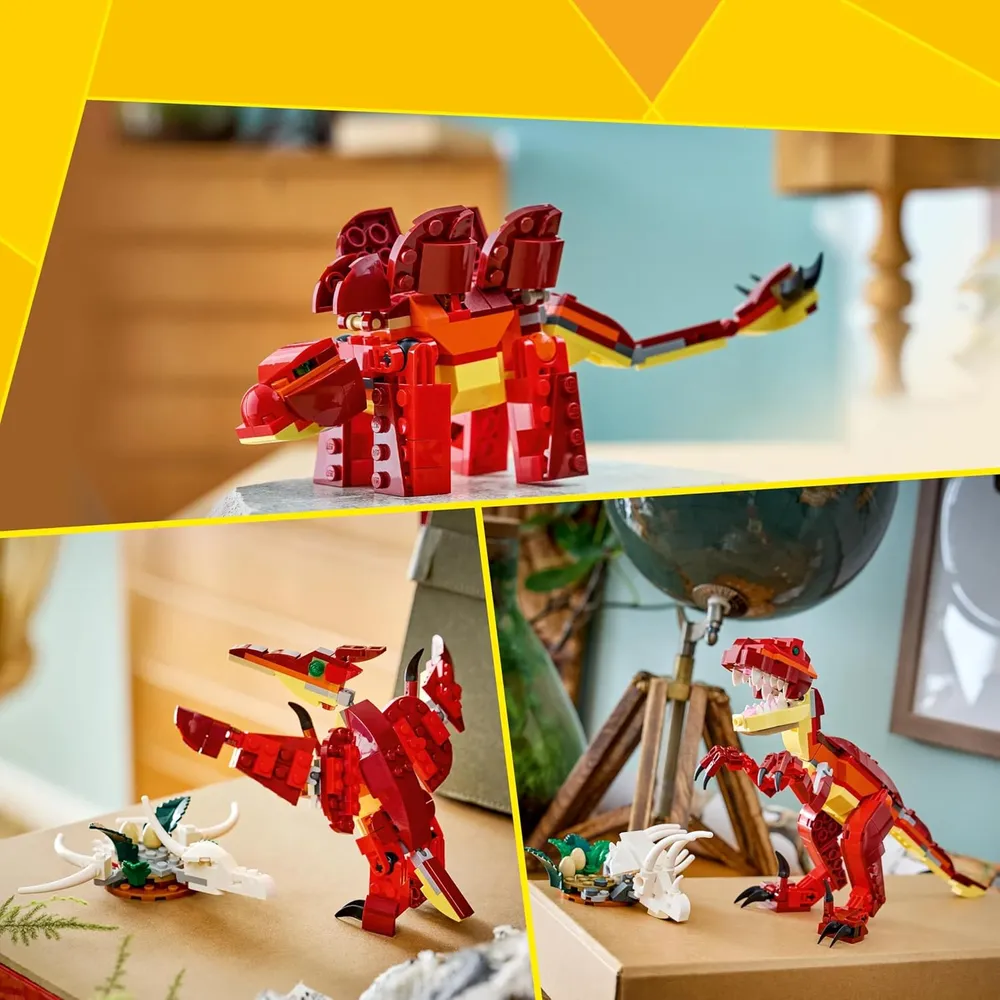 LEGO CREATOR DINOSAURIO SET DE CONSTRUCCIÓN DE CRIATURA PREHISTÓRICA