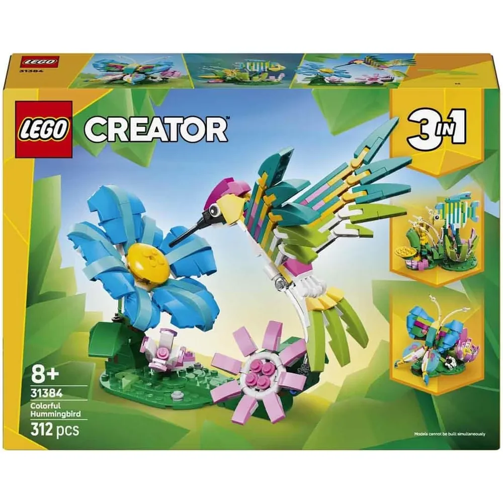 LEGO CREATOR BÚSQUEDA DE COLIBRÍES DE COLORES SET DE CONSTRUCCIÓN