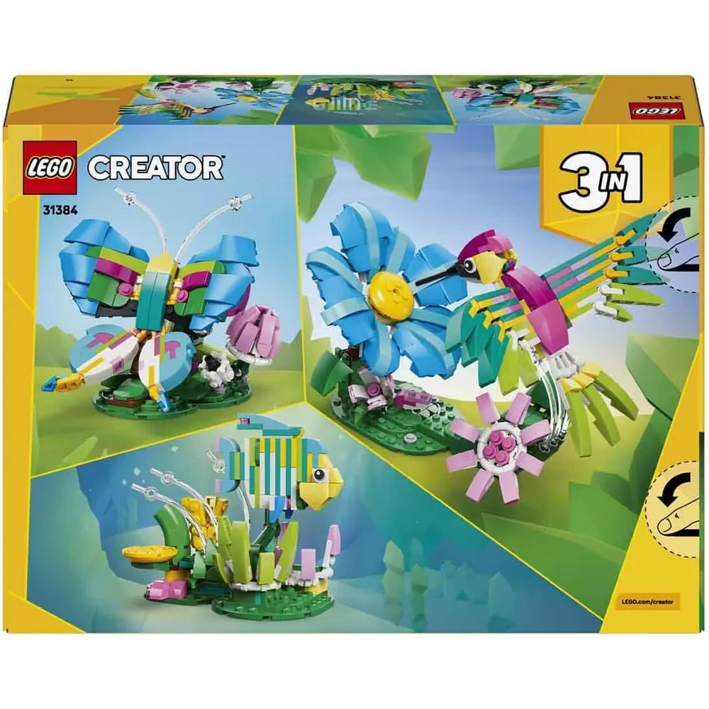 LEGO CREATOR BÚSQUEDA DE COLIBRÍES DE COLORES SET DE CONSTRUCCIÓN