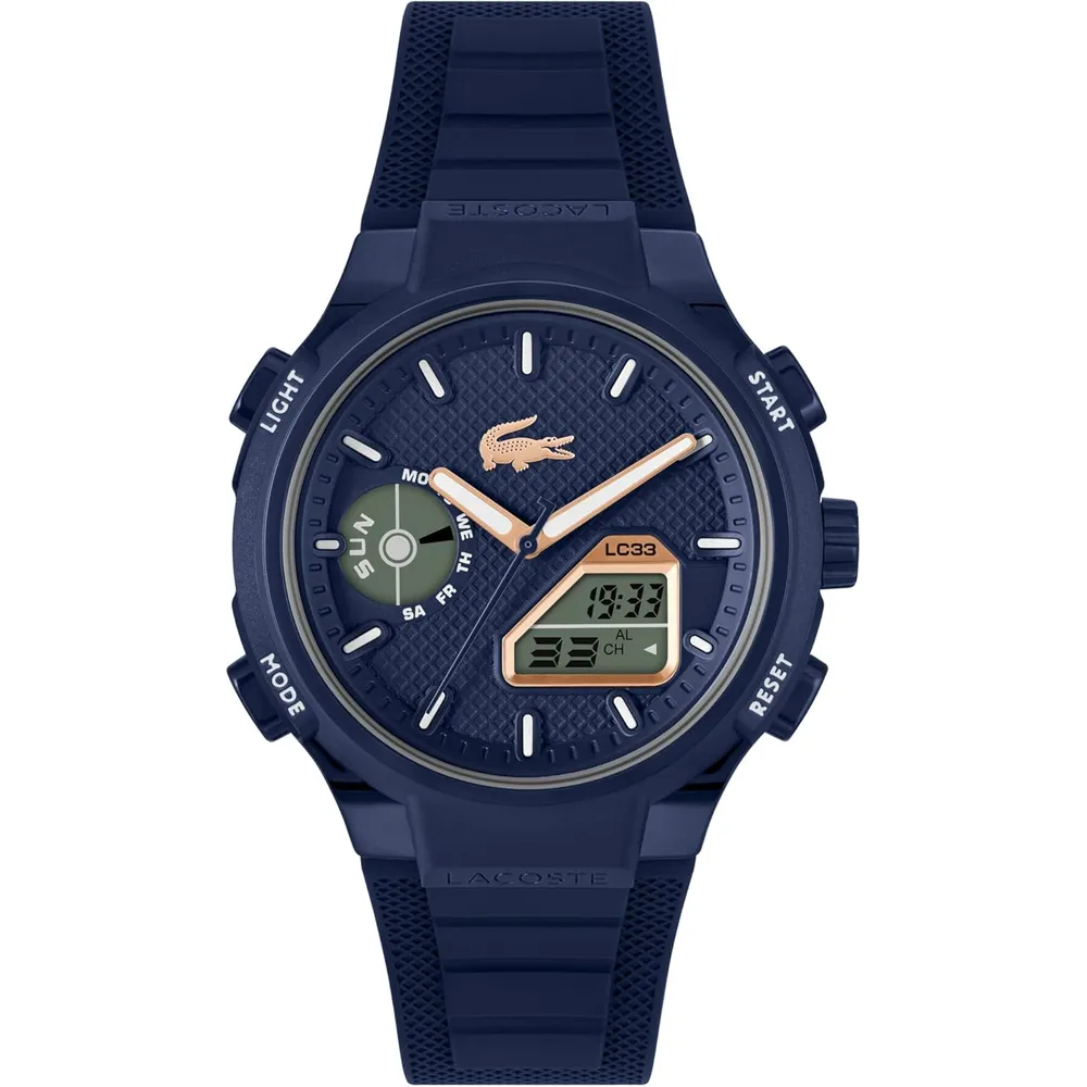 RELOJ LACOSTE LC33 DIGITAL 45 MM HOMBRE - Azul Acero