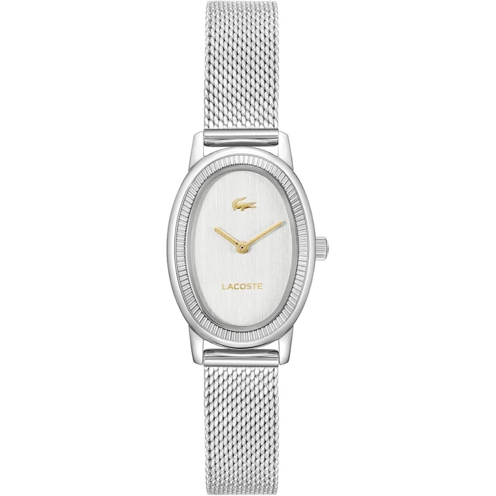 RELOJ LACOSTE PARISIENNE CORREA DE PIEL MUJER - Silver