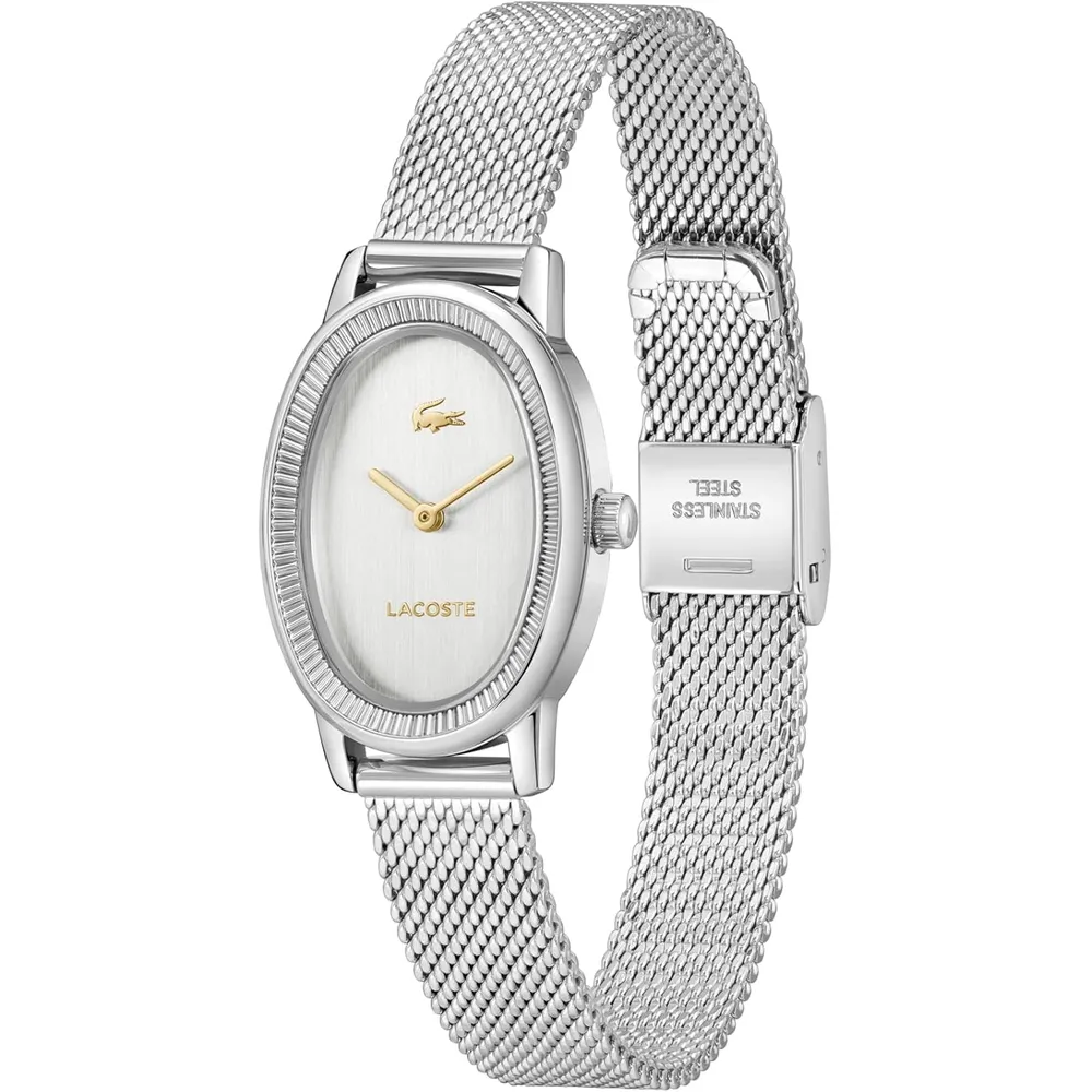 RELOJ LACOSTE PARISIENNE CORREA DE PIEL MUJER - Silver