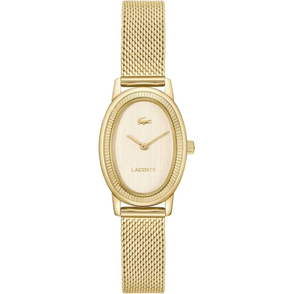 RELOJ LACOSTE PARISIENNE CORREA DE PIEL MUJER - Gold