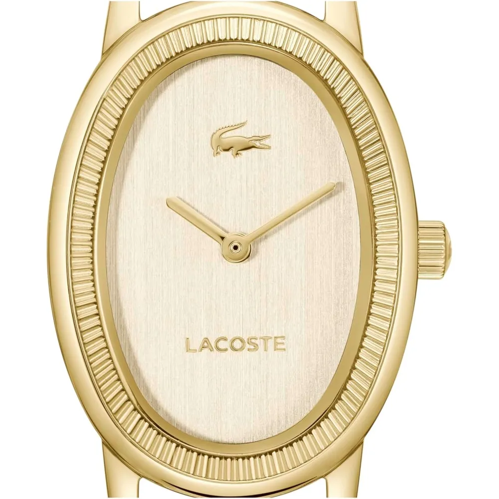 RELOJ LACOSTE PARISIENNE CORREA DE PIEL MUJER - Gold